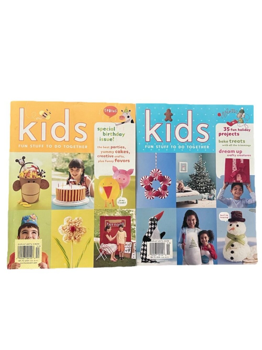 Martha Stewart Kids Fun Stuff Magazine Issues 2002 2004 2005 Lot of 5 Crafts Fun - Picture 5 of 5